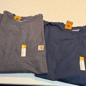 BUNDLE Carhartt Charcoal and Navy T-Shirts
